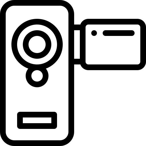 caméscope Detailed Rounded Lineal Icône