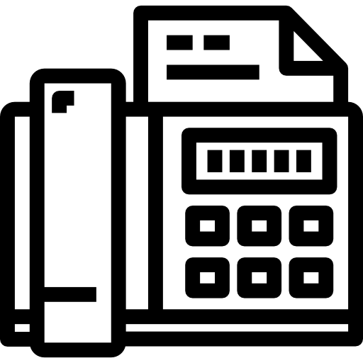 fax Detailed Straight Lineal Icône