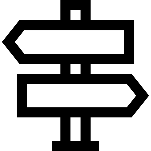 signaal Basic Straight Lineal icoon