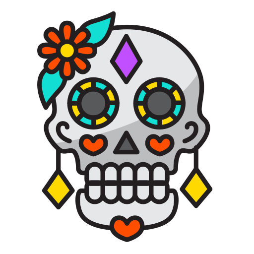 dia de muertos Generic color lineal-color icona