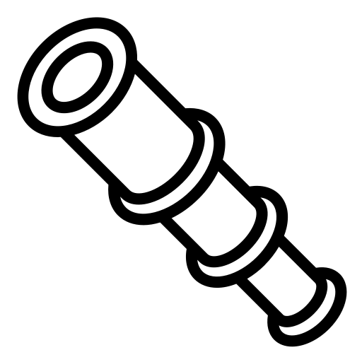 スパイグラス Generic black outline icon