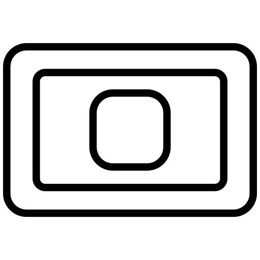 停止ボタン Generic black outline icon