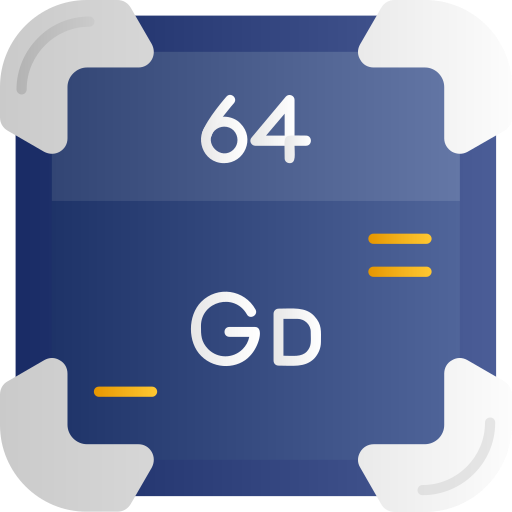 Gadolinium Generic gradient fill icon