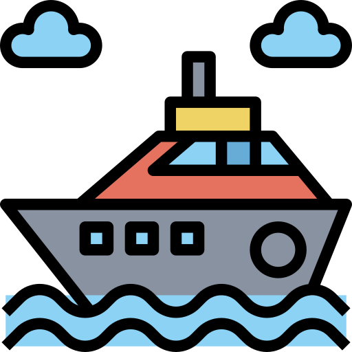 Boat Surang Lineal Color icon