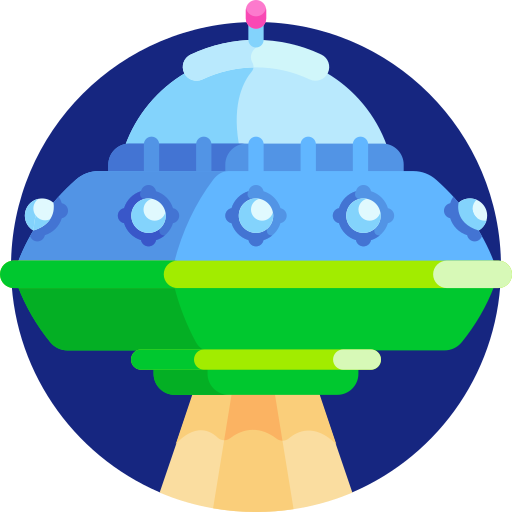 Ufo Detailed Flat Circular Flat icon