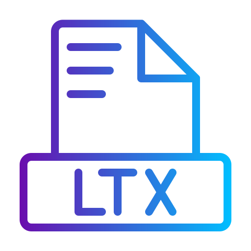 ltx Generic gradient outline icon