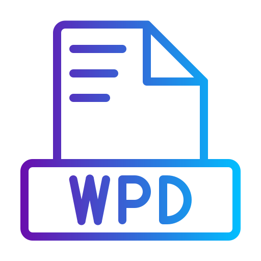 wpd Generic gradient outline icon