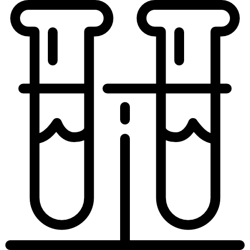 Test tube Detailed Rounded Lineal icon
