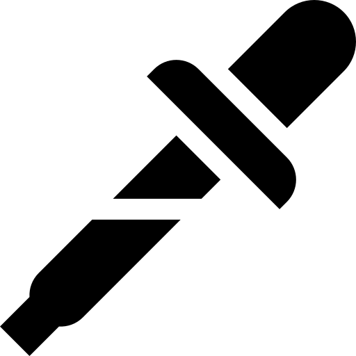 pipette Basic Straight Filled Icône