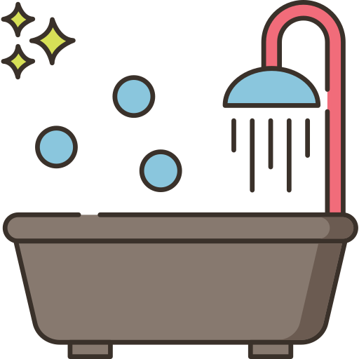 Bath Flaticons Lineal Color icon