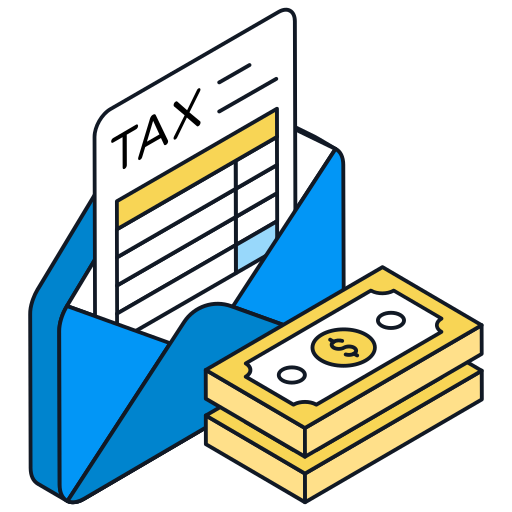 Tax mail Generic color lineal-color icon