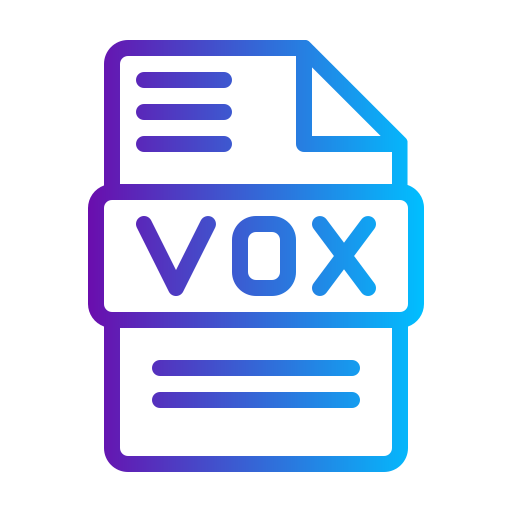 vox Generic gradient outline Icône