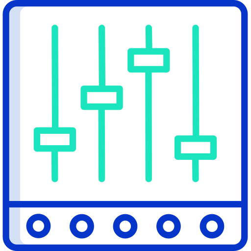 controles Icongeek26 Outline Colour icoon