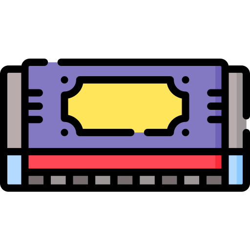 mondharmonica Special Lineal color icoon