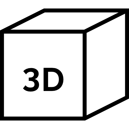 3d Detailed Straight Lineal icona