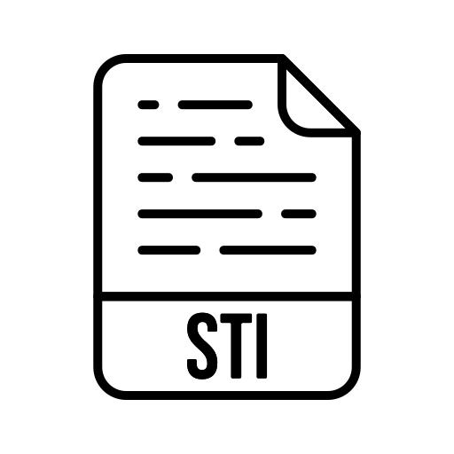 スティ Generic black outline icon