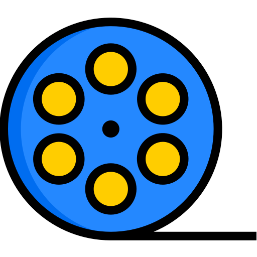 카메라 srip Lineal Color icon