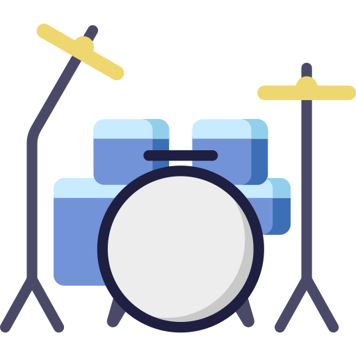 Drum set Special Flat icon