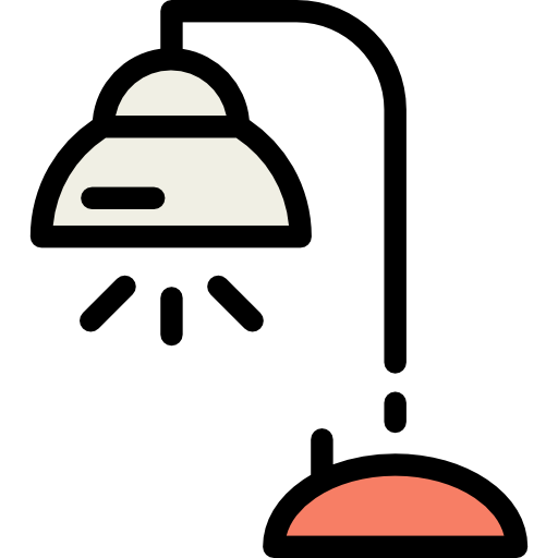 Lamp Detailed Rounded Lineal color icon