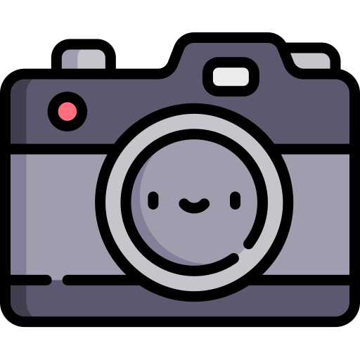 Camera Kawaii Lineal color icon