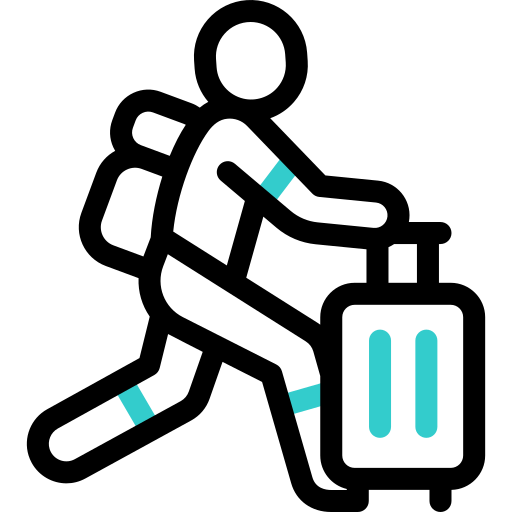 passager Basic Accent Outline Icône