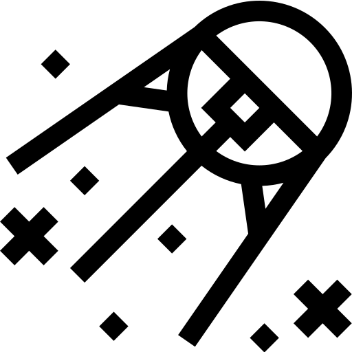 Satellite Basic Straight Lineal Ícone