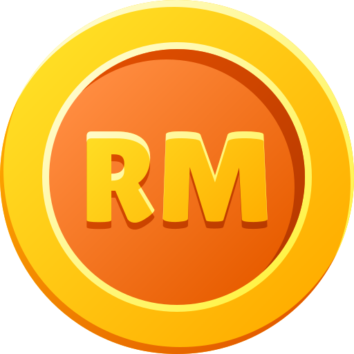 Malaysian ringgit Generic gradient fill icon