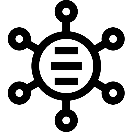 Diagram Basic Straight Lineal icon