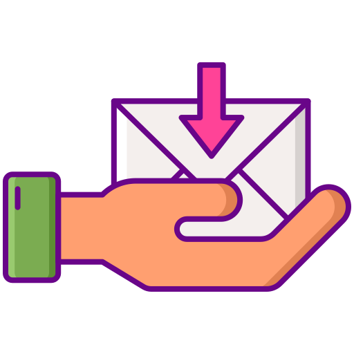 Email Flaticons Lineal Color icon