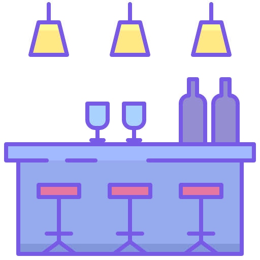 bar Flaticons Lineal Color icon