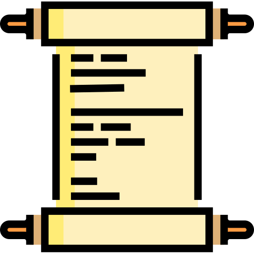 Papyrus Detailed Straight Lineal color icon