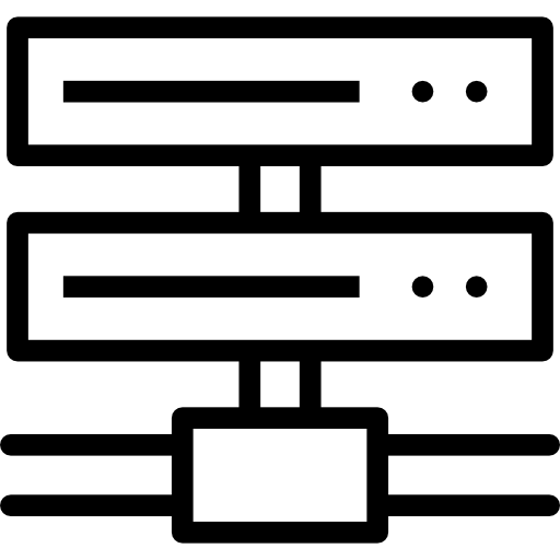 server Detailed Rounded Lineal icon
