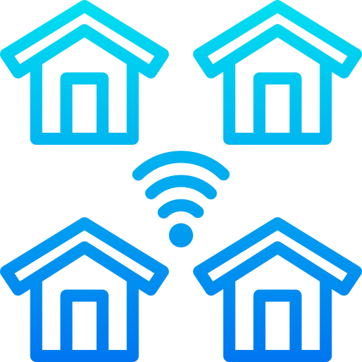 Wireless srip Gradient icon