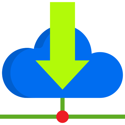 nuage srip Flat Icône