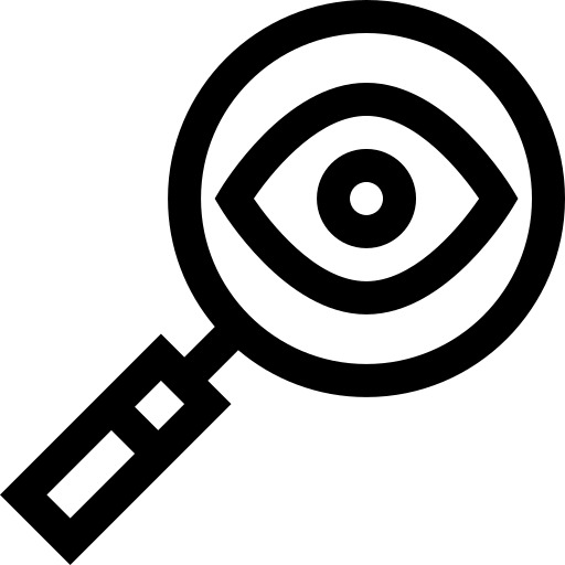 observation Basic Straight Lineal Icône