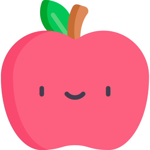 apfel Kawaii Flat icon