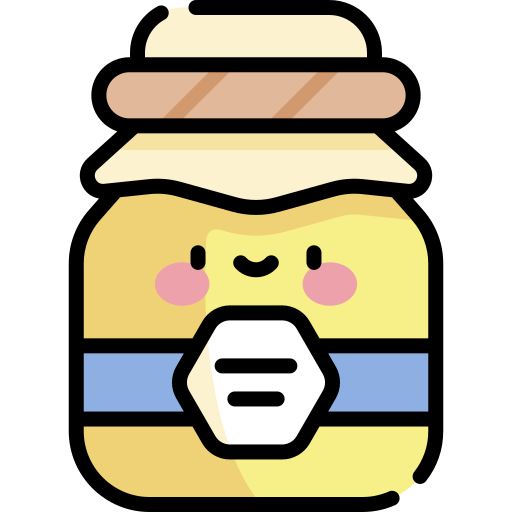 Honey Kawaii Lineal color icon