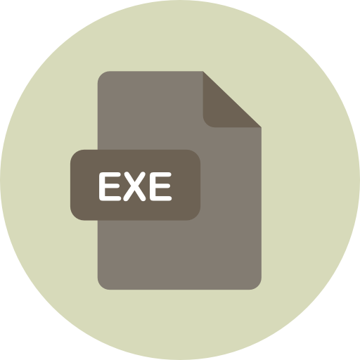 exe Roundicons Circle flat icon