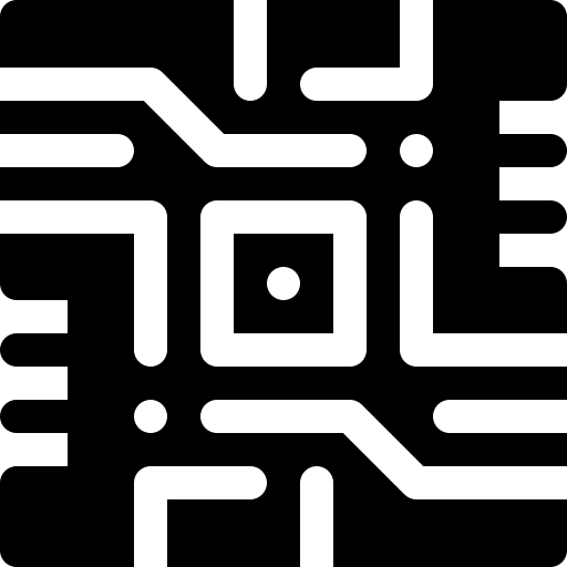 Cpu Basic Rounded Filled Ícone