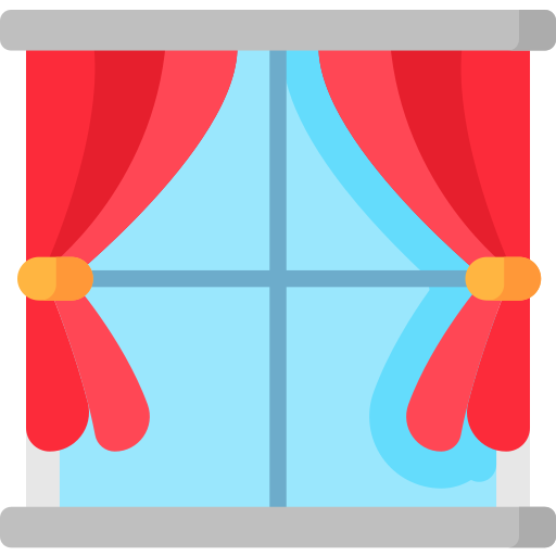 Curtain Special Flat icon