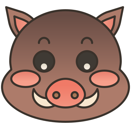 Boar Amethys Design Lineal Color icon