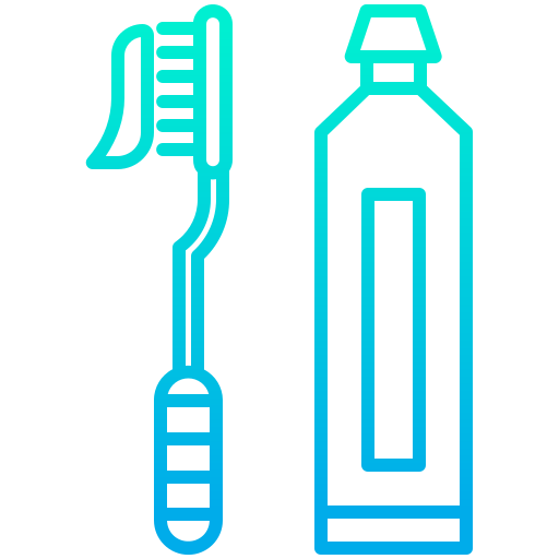 Escova dental Kiranshastry Gradient Ícone
