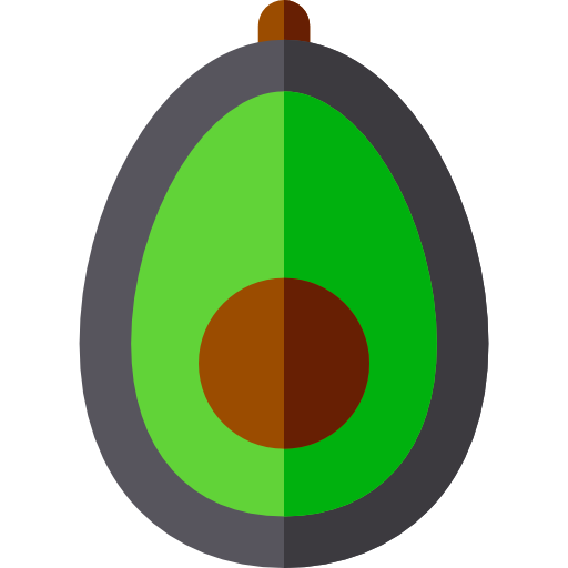 avocado Basic Rounded Flat icon