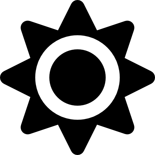 太陽 Basic Rounded Filled icon