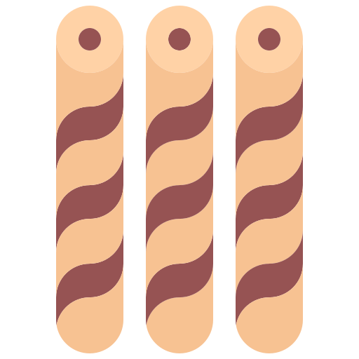 Wafer Coloring Flat icon