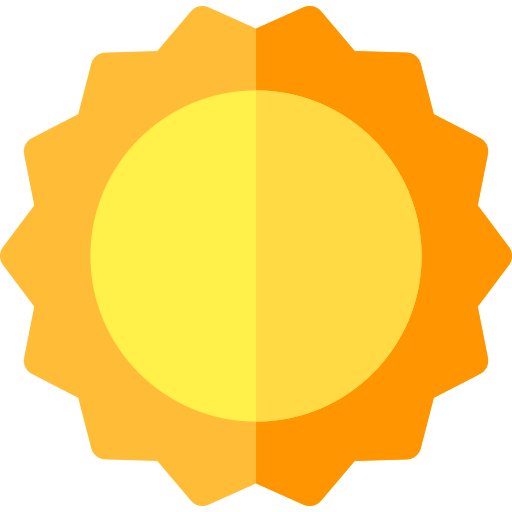 soleil Basic Rounded Flat Icône