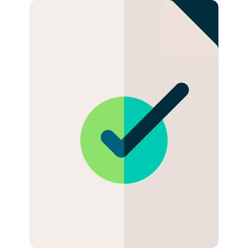 Approved Basic Rounded Flat icon