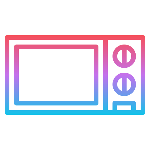 전자 레인지 Iconixar Gradient icon