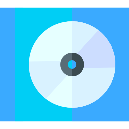 cd Basic Straight Flat icon