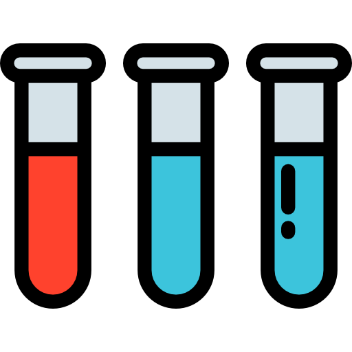 reagenzglas Detailed Rounded Lineal color icon